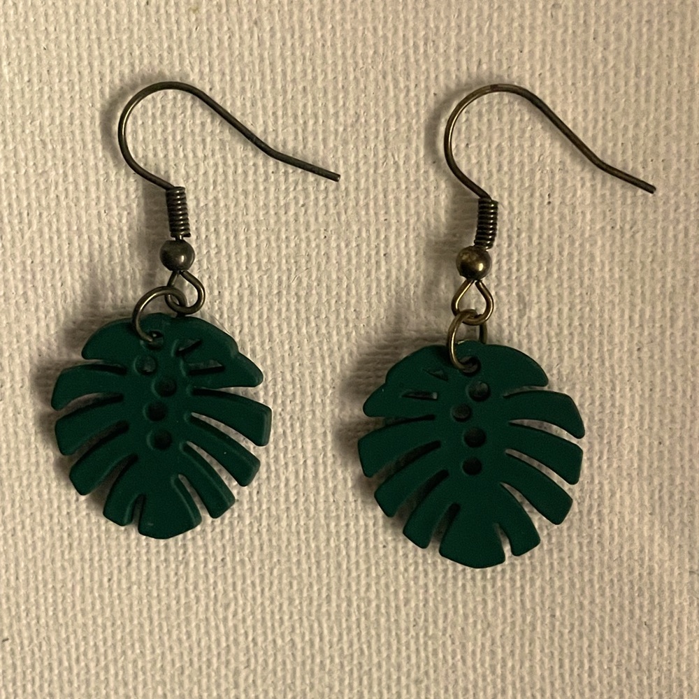 Cottage Core Leaf Earrings